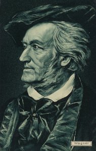 Portrett av Richard Wagner av German School