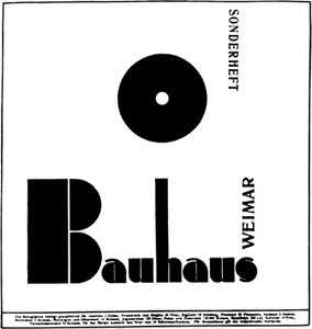 Plakat for Bauhaus (trykk) av German School