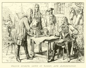 Prins Eugene, Lewis av Baden og Marlborough av German School