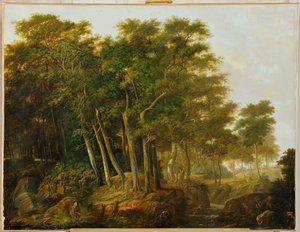 Sannsynligvis Carl Friedrich Lessing … (maleri på lerret) av German School