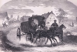 Preussisk militærpost, Cassells History of the War between France and Germany utgitt av Cassell and Company Limited, ca. 1890 (litho) av German School