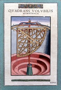Den asimutale dyrekretskvadranten i "maskineriet til etablert astronomi" av Tycho Brah (1546 - 1601), Wandsbeck av German School