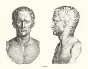 Quintus Hortensius , romersk politiker og orator (gravering) av German School