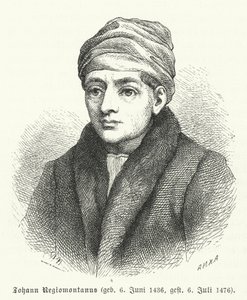 Regiomontanus , tysk renessansematematiker og astronom (gravering) av German School