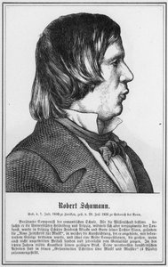 Robert Schumann (gravering) av German School