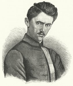 Sandor Petofi , ungarsk poet av German School