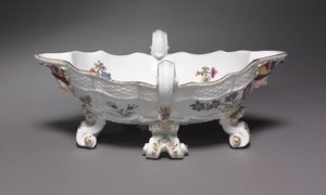 Sausebåt, laget ved Meissen Porselensfabrikk, Tyskland, 1735-56 av German School