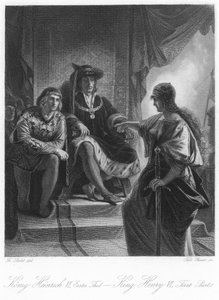 Scene fra kong Henry VI første del II av German School