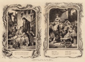 Schillers "Song of the Bell" (gravering) av German School