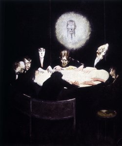 Scene for spiritisme. Dømme av German School