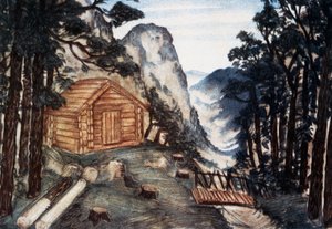 Set design for Peer Gynt av German School