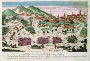 Beleiring og fangst av Jassy i 1788 av den russiske hæren av German School
