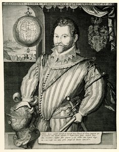 Sir Francis Drake av German School