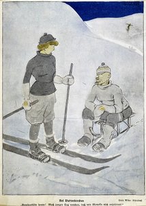Ski og akebrett - tysk presse av German School