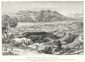 Sparta, antikkens Hellas (litho) av German School