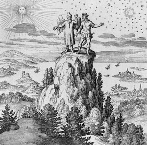 Spirit and soul guide the prince from Musaeum Hermeticum av German School