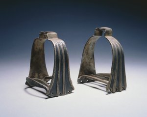 Stigbøyle, ca. 1525-1550 (stål med moderne svart maling) av German School