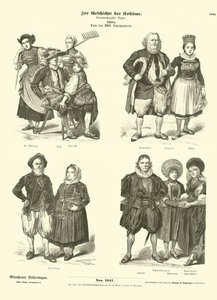 Sveitsiske kostymer, sent på 1700-tallet