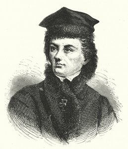 Tadeusz Kosciuszko , polsk-litauisk general som ledet et opprør mot russisk og prøyssisk styre (gravering) av German School