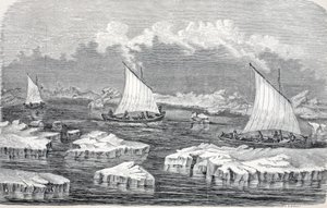 The Boats under Sail, pub. London 1874 av German School