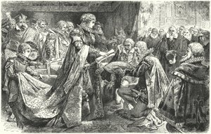 Den nederlandske adelen før Margaret av Parma, guvernør i de spanske Nederlandene, 1559 av German School