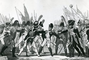 Slutten på Napoleon som keiser av German School
