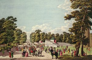 The Fireworks Place, Prater (akvatint) av German School