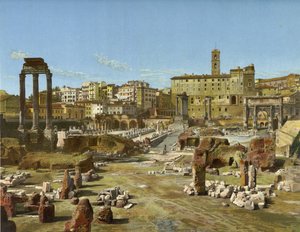 Forum Romanum, Roma (kromolitho) av German School
