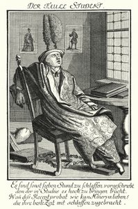 The Lazy Student (gravering) av German School