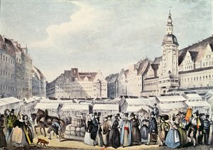 Leipzig-messen i 1830 av German School