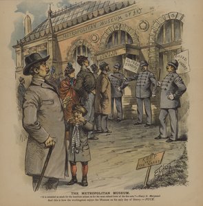 Metropolitan Museum (farge litho) av German School