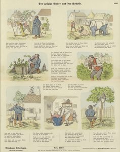 The Miserly Farmer and the Goblin av German School