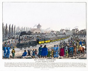 Åpningen av Nürnberg-Furth Railway, 7. desember 1835 av German School
