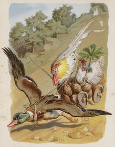 The Pack of Ragamuffins (chromolitho) av German School