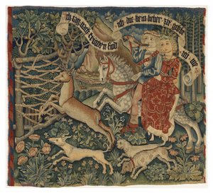 The Pursuit of Fidelity, ca. 1475-1500 (teppe) av German School