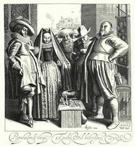 The Quack, eller Charlatan (gravering) av German School