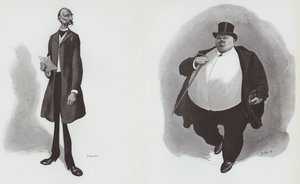 The Tall Moeller: the Fat Oertel (litho) av German School