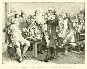 Tobakksparlamentet til Frederick William I av German School