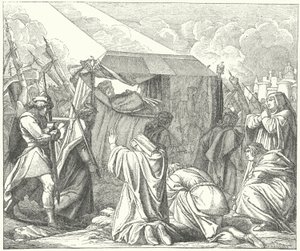 Liket av den hellige romerske keiser Henry VII blir ført til Pisa for begravelse (gravering) av German School