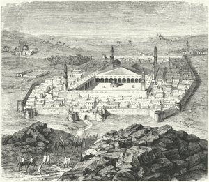 Byen Medina, Arabia (gravering) av German School