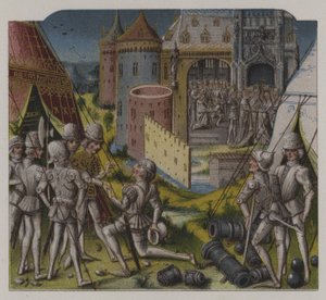 Ekteskapet til Sigismund, kurfyrsten av Brandenburg, og Maria av Ungarn av German School