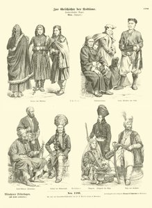Tibetanske og Kashmiri-kostymer av German School