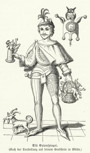 Till Eulenspiegel (gravering) av German School