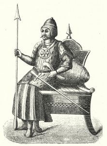 Timur, mongolsk militærleder (gravering) av German School