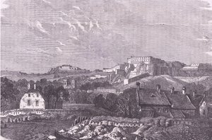 View of Belfort, Cassells historie om krigen mellom Frankrike og Tyskland utgitt av Cassell and Company Limited, ca. 1890 (litho) av German School