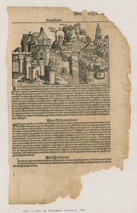Utsikt over London, 1493. Fra Nürnbergkrøniken av German School