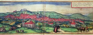 Utsikt over byen Burgos, fra verket 