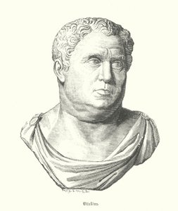 Vitellius, romersk keiser (gravering) av German School