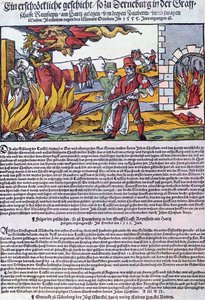 Hekser brent i Derneburg i 1555 av German School