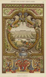XVIIth og XVIIIth Centuries, Gobelin-Tapestry (farge litho) av German School